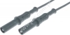 2312-IEC-150-SW  Przewód PVC 1,0mm2, 1,5m, 2x wt.pr. 4mm, czarny, ELECTRO-PJP, 2312IEC150SW